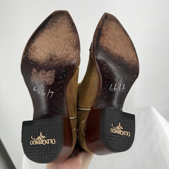 Old Gringo boots womens 6 brown leather embroidered western cowgirl festival - Picture 9 of 9